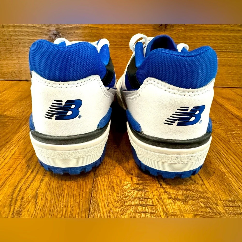 New Balance 550 White Team Royal‎ Blue Worn Once Men’s size 5 Women’s size 6.5